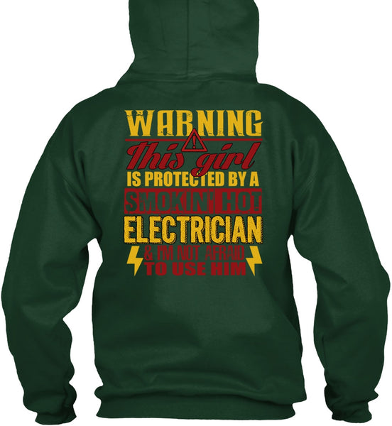 Smoking Hot Electrician T Shirt, Being An Electrician T Shirt