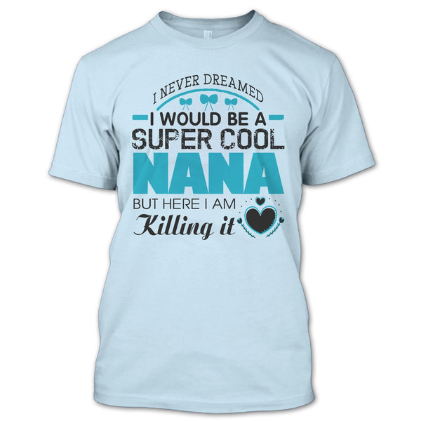 A black t-shirt with the shopify logo