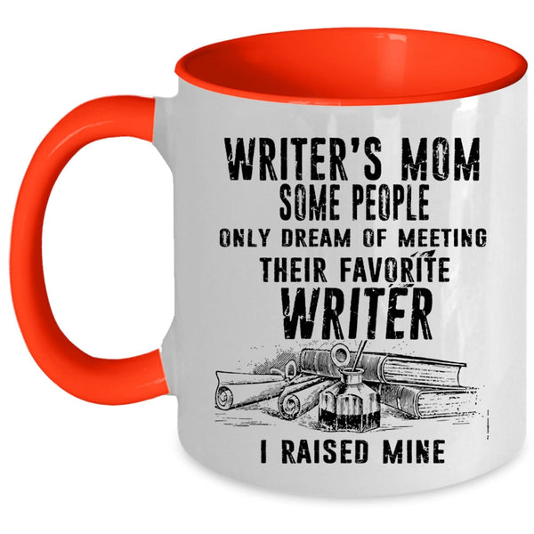 Favorite Writer Coffee Mug, Writer's Mom Accent Mug