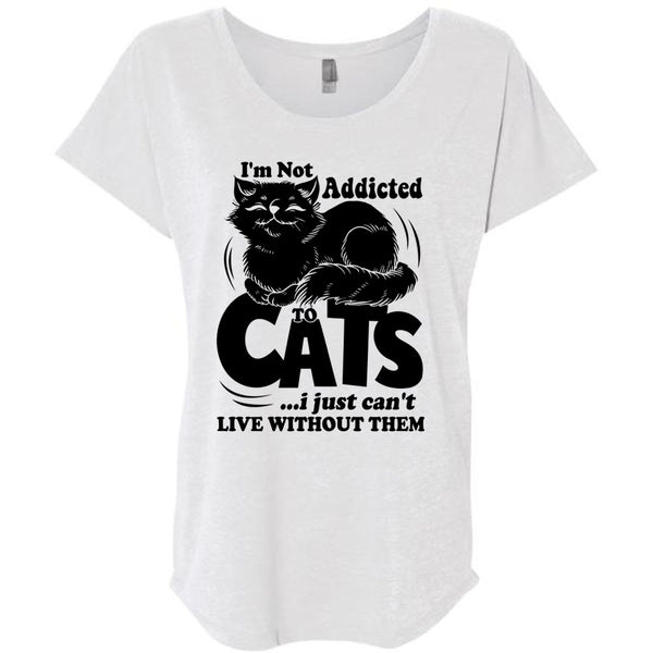 I'm Not Addicted To Cats T Shirt, I Love My Cat T Shirt, Awesome T-Shirts