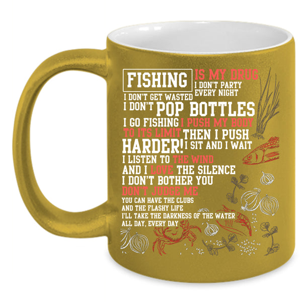 I Go Fishing Coffee Mug, Cool Fisher Coffee Cup
