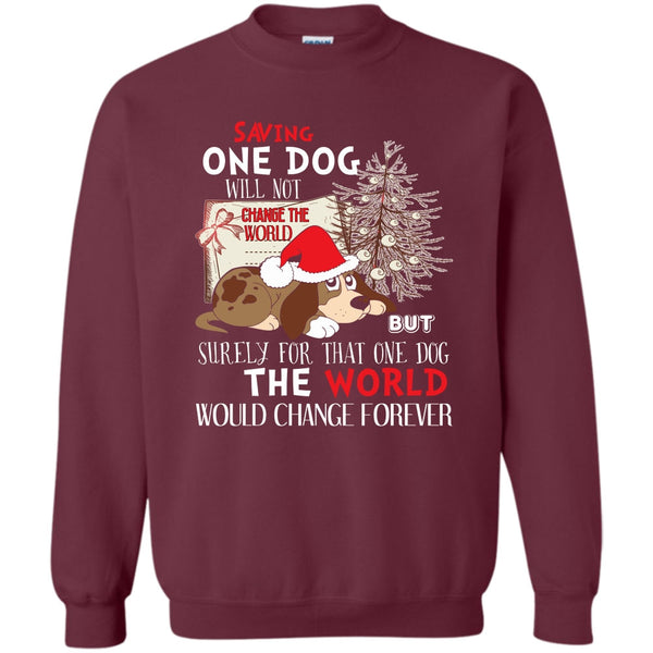 Coolest Dog T Shirt, Dog Happy Merry Christmas Sweatshirt