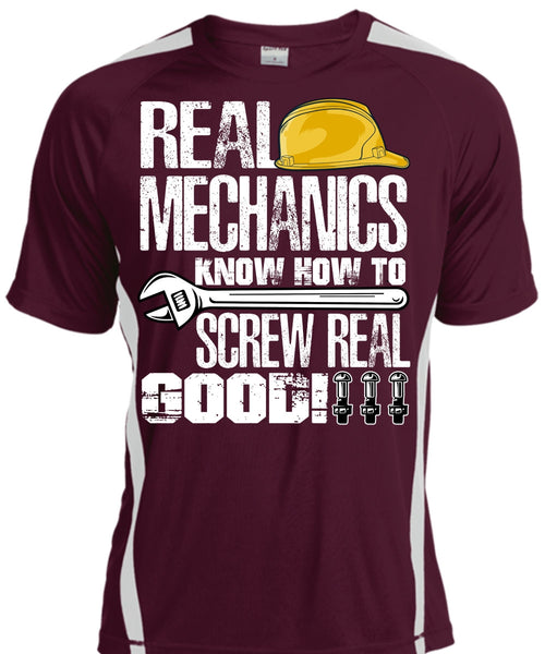 Real Mechanics T Shirt, Being A Mechanic T Shirt, Cool Shirt