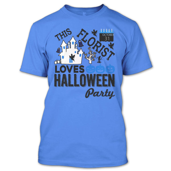 Halloween T Shirt, Cool Florist T Shirt