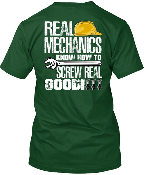 Real Mechanics T Shirt, Being A Mechanic T Shirt