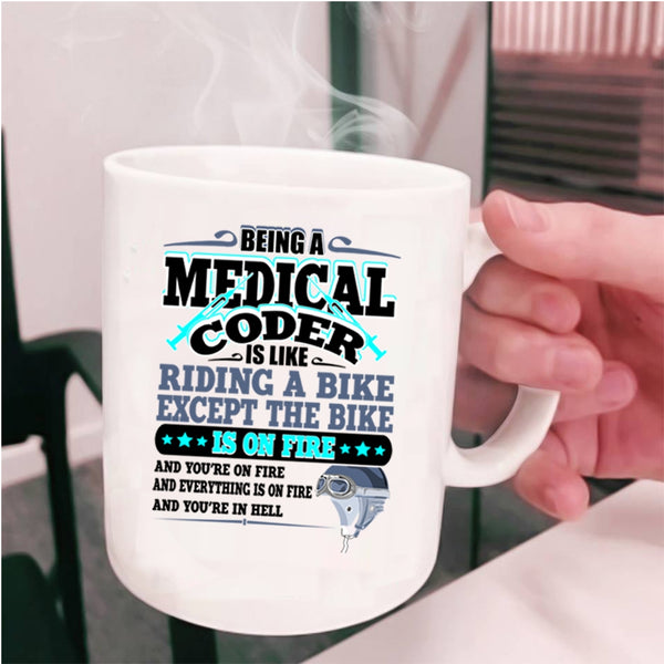 Awesome Medical Coder Coffee Mug, Being A Medical Coder Cup
