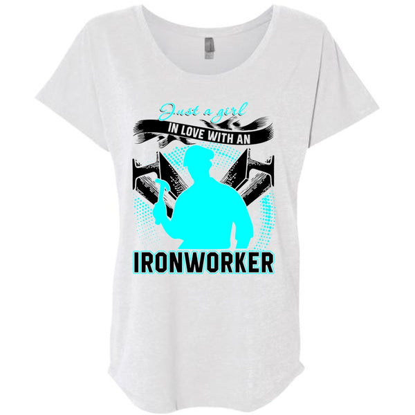 Just A Girl In Love With An Ironworker T Shirt, I Love Ironworker T Shirt, Awesome T-Shirts
