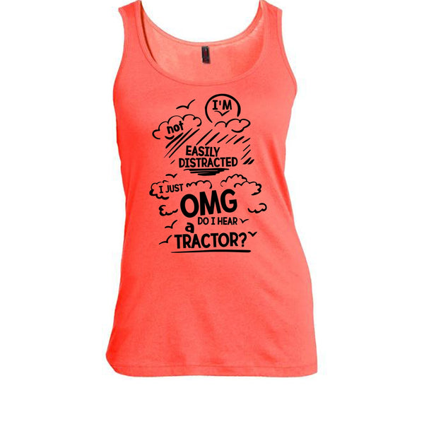 I'm Not Easily Distracted T Shirt, Funny Farmer T Shirt, Awesome t-shirts