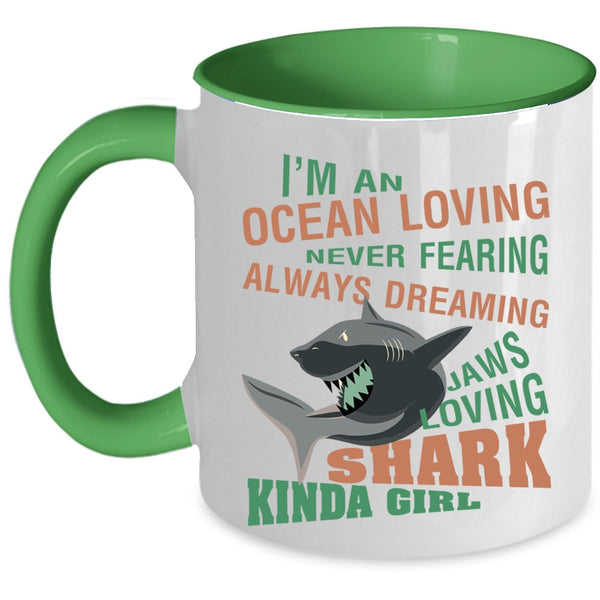 Loving Shark Kinda Coffee Mug, I'm An ocean Loving  Accent Mug