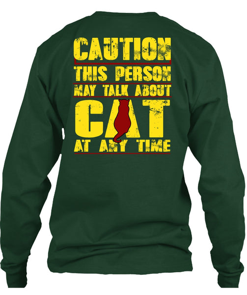 This Person May Talk About Cat T Shirt, My Favorite T Shirt