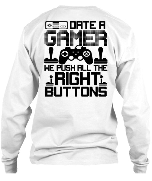 Date A Gamer T Shirt, I Love Gaming T Shirt