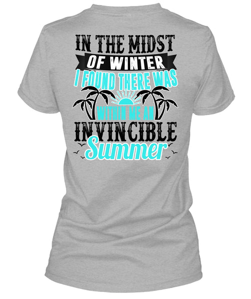 Me An Invincible Summer T Shirt, I Love Fishing T Shirt