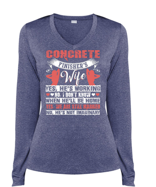 Concrete Finisher's Wife T Shirt, We're Still Married T Shirt