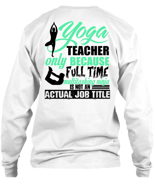 Yoga Teacher Only T Shirt, I Love Yoga T Shirt