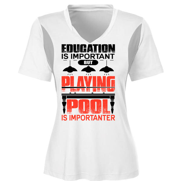 Playing Pool Is Importanter T Shirt, I Love Pool T Shirt, Awesome T-Shirts
