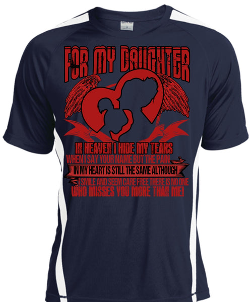 For My Daughter In Heaven T Shirt, Pain In My Heart T Shirt, Cool Shirt