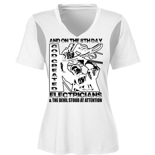 God Created Electricians T Shirt, I Love Electrician T Shirt, Awesome T-Shirts