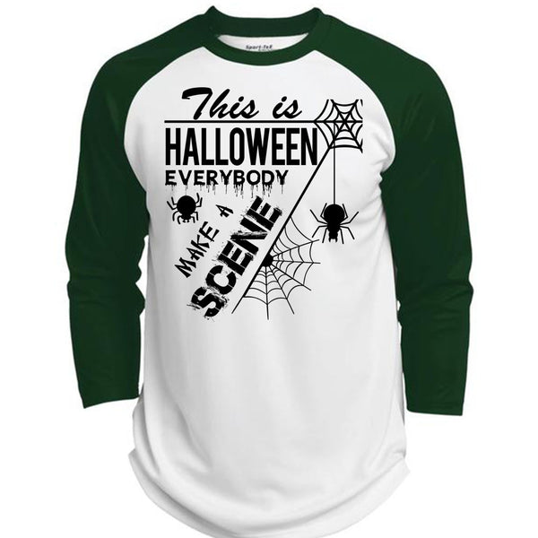 This Is Halloween Everybody Make A Scene T Shirt, Wait For Halloween T Shirt, Awesome T-Shirts  (Polyester Game Baseball Jersey)