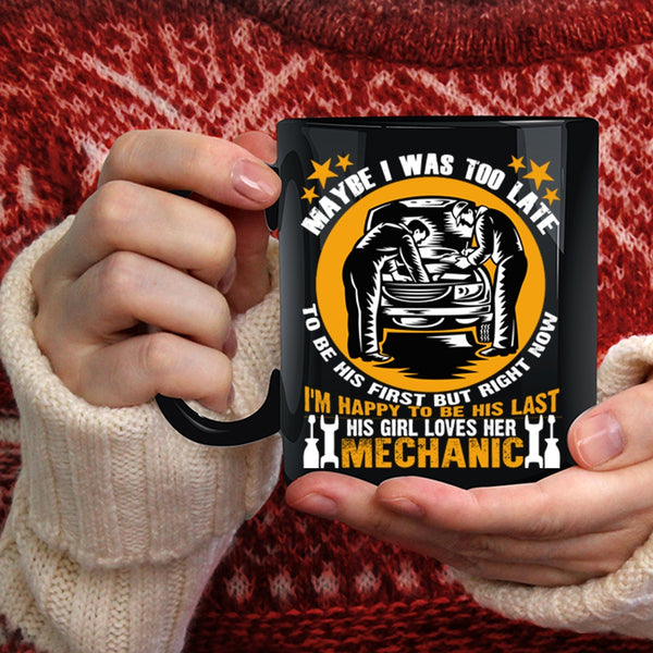 This Girl Loves Her Mechanic Coffee Mug, Cute Wife Coffee Cup