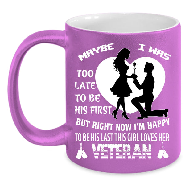 This Girl Loves Her Veteran Coffee Mug, I Love Veteran Coffee Cup