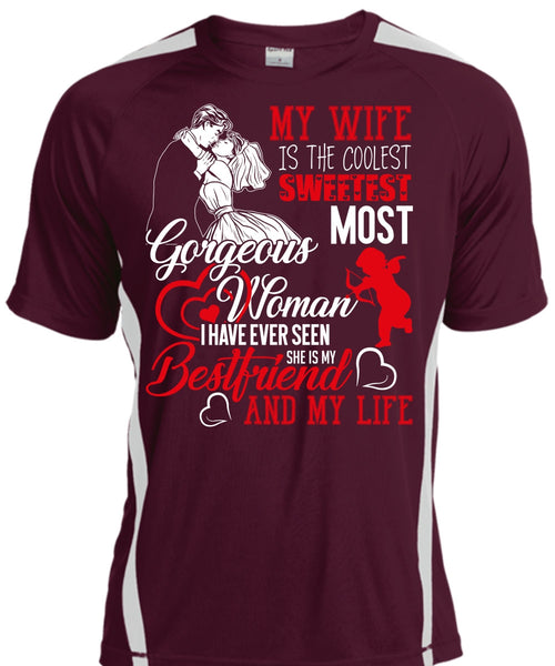 My Wife Is The Coolest T Shirt, She Is My Best Friend T Shirt, Cool Shirt