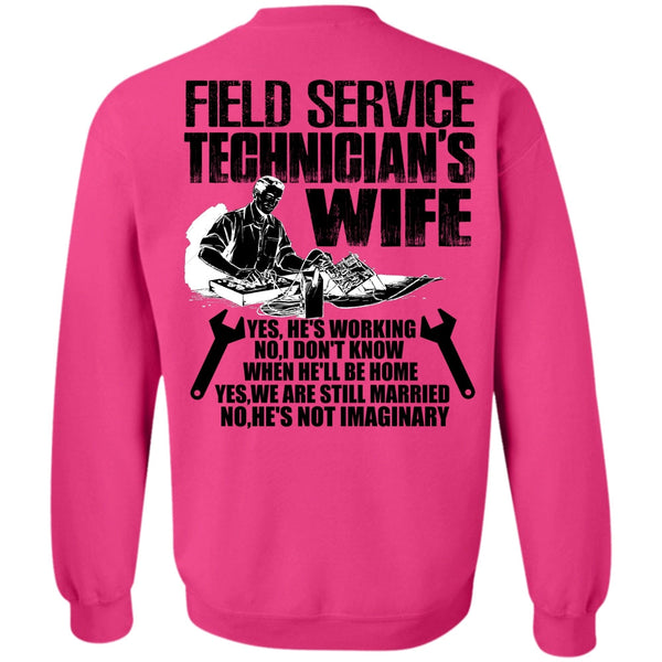 I Love Police T Shirt, Field Service Technician's Wife Sweatshirt