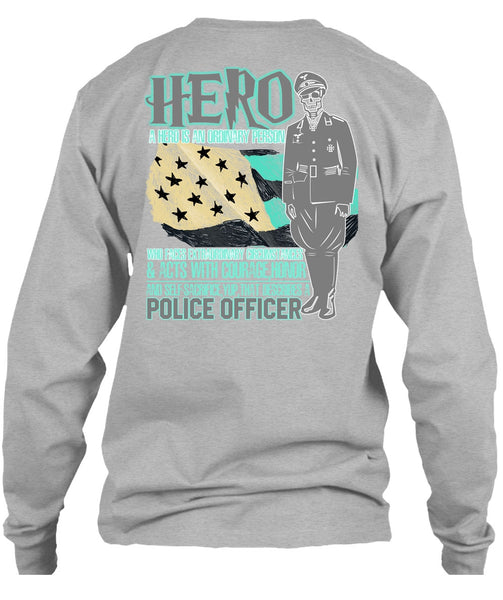Police Officer T Shirt, I Love Police T Shirt