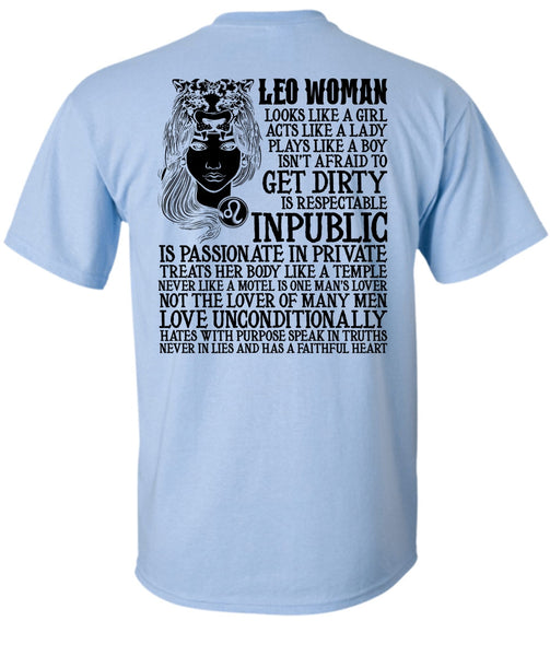 Leo Woman T Shirt, I Love Leo T Shirt