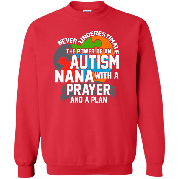 The Power Of An Autism Nana T Shirt, Coolest Autism Nana Sweatshirt