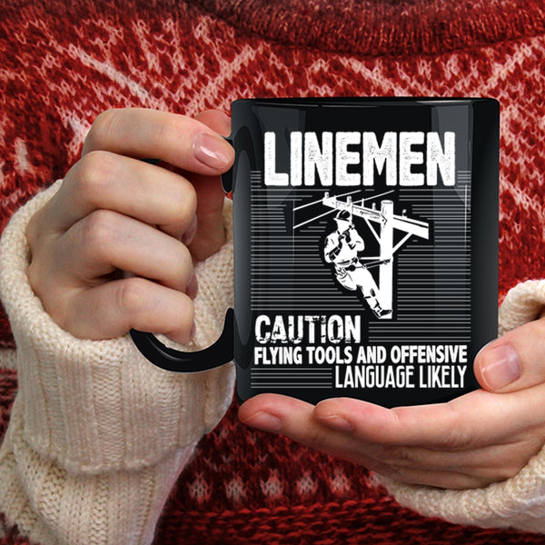 Linemen Coffee Mug, Awesome Gift For Lineman Coffee Cup