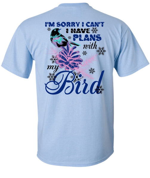 I Have Plans With My Bird T Shirt, Noel Christmas T Shirt