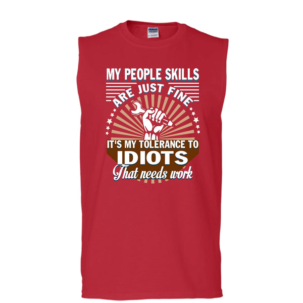 My Vacation T Shirt, Home Is A Chicken Coop Tank Top (Men's Cotton Sleeveless)