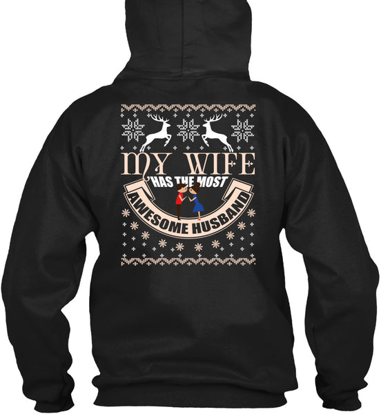 My Wife Has The Most Awesome Husband T Shirt, This Girl Loves Christmas T Shirt