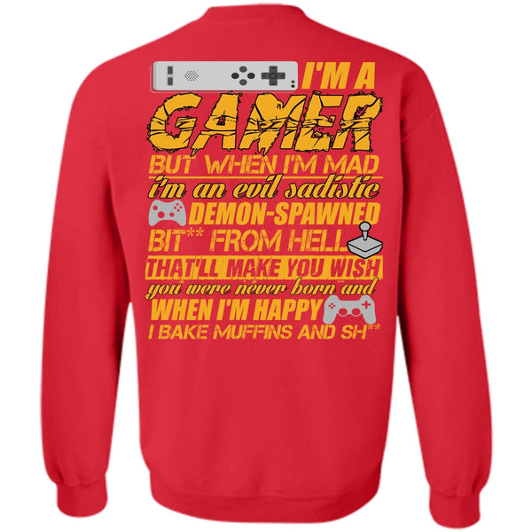I'm Happy T Shirt, I Love Gaming Sweatshirt