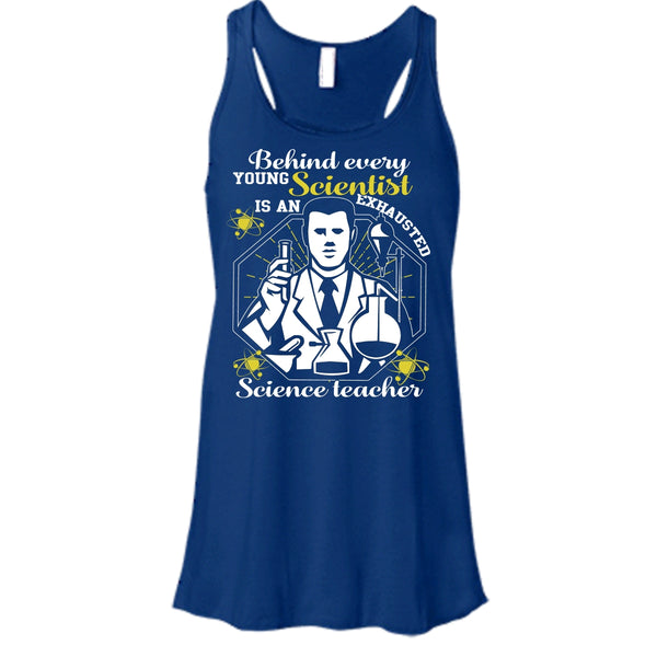 Hehind Every Young Musician T Shirt, An Exhausted Music Teacher Tank Top