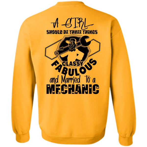 I Love Mechanic T Shirt, Married To A Mechanic Sweatshirt