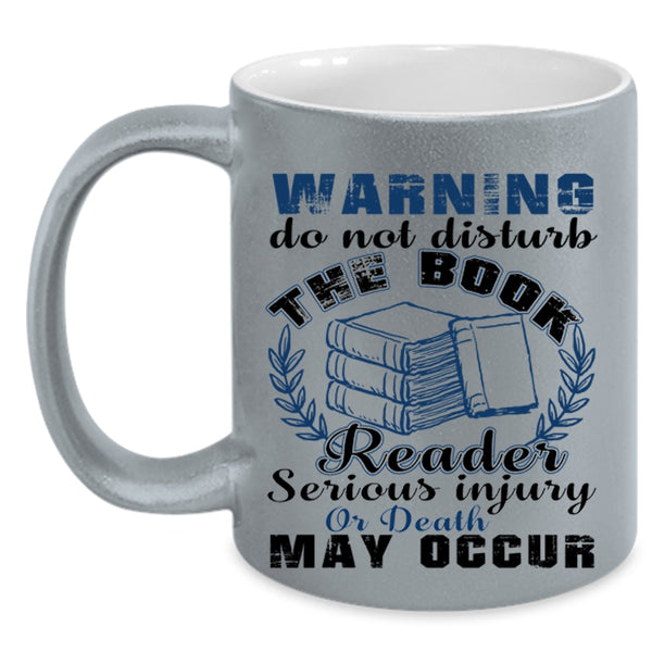 Funny Gift For Book Reader Coffee Mug, The Book Reader Accent Mug