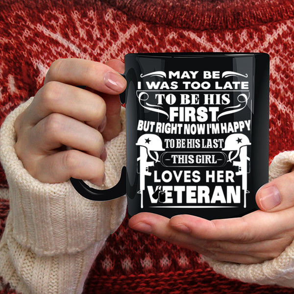 This Girl Loves Her Veteran Coffee Mug, Couple Coffee Cup