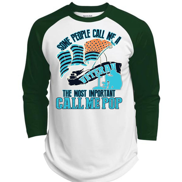 The Most Important Call Me Pop T Shirt, I Love Veteran T Shirt, Awesome T-Shirts  (Polyester Game Baseball Jersey)