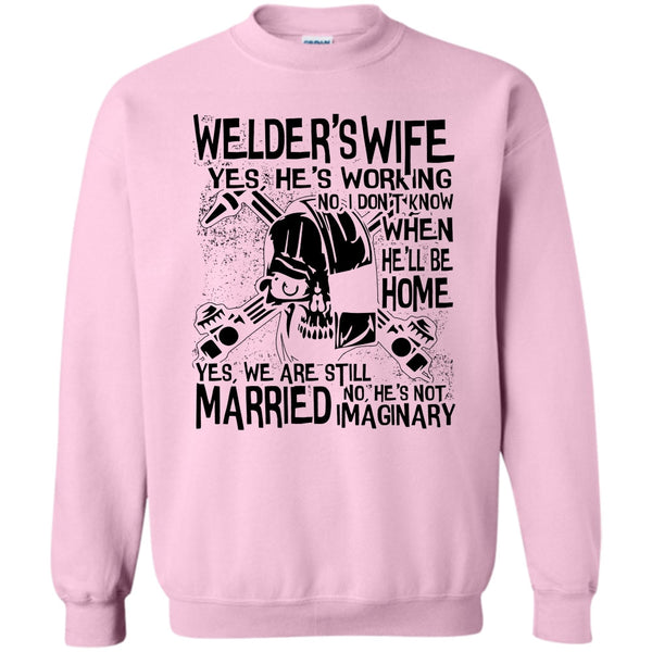 Coolest Welder's Husband T Shirt, Welder's Wife Sweatshirt