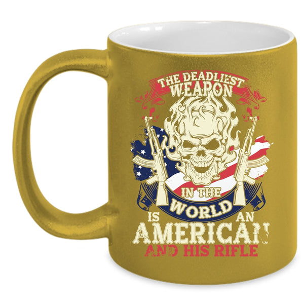 Awesome American Coffee Mug, Cool American Flag Coffee Cup