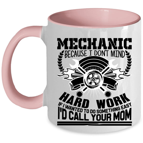 Cute Mechanics Coffee Mug, Mechanic Accent Mug