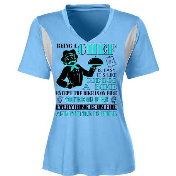 Being A Chef Is Easy T Shirt, It's Like Riding A Bike T Shirt, Sport T Shirt