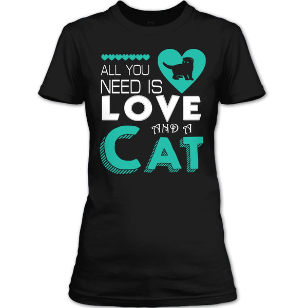 A black t-shirt with the shopify logo