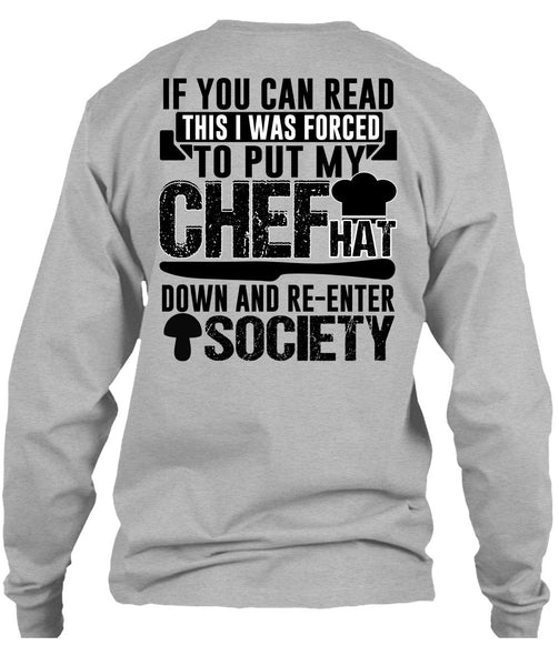 I Was Forced To Put My Chef T Shirt, I Love Cooker T Shirt