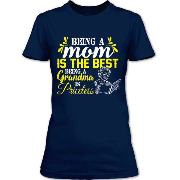 A black t-shirt with the shopify logo