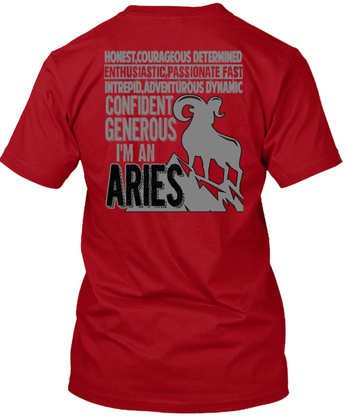 I'm An Aries T Shirt, Being An Aries T Shirt