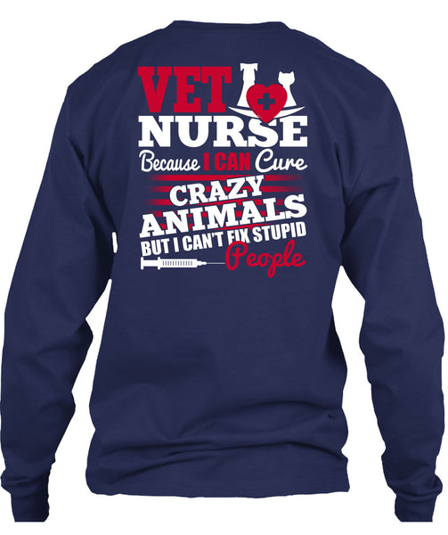 Vet Nurse T Shirt, Crazy Animals T Shirt