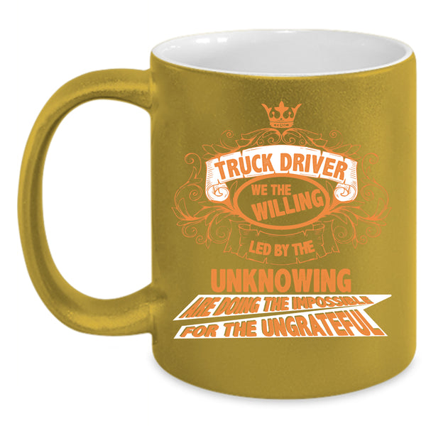 Truck Driver Coffee Mug, Cute Gift For Trucker Coffee Cup