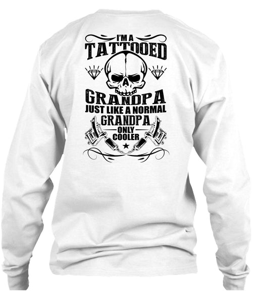 I'm A Tattooed Grandpa T Shirt, I Love Tattoo T Shirt